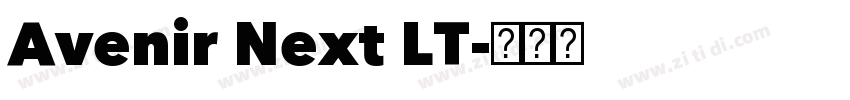 Avenir Next LT字体转换